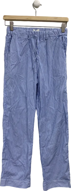 Arket Blue White Striped Pyjama Trousers XS