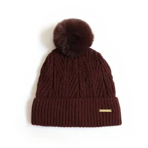 Best Ever Beanie - Chocolate Fleece Lined