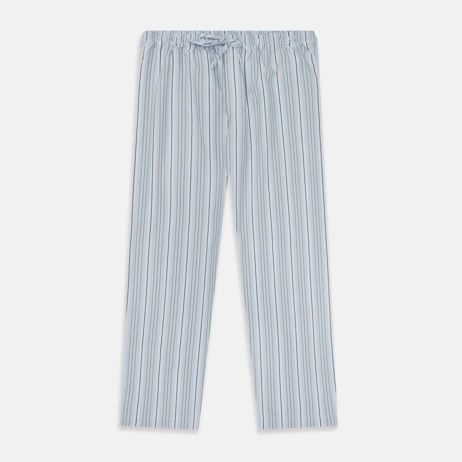 Blue and Green Multi Track Stripe Pyjama Trousers