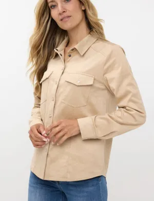 ESQUALO SUEDINE BLOUSE