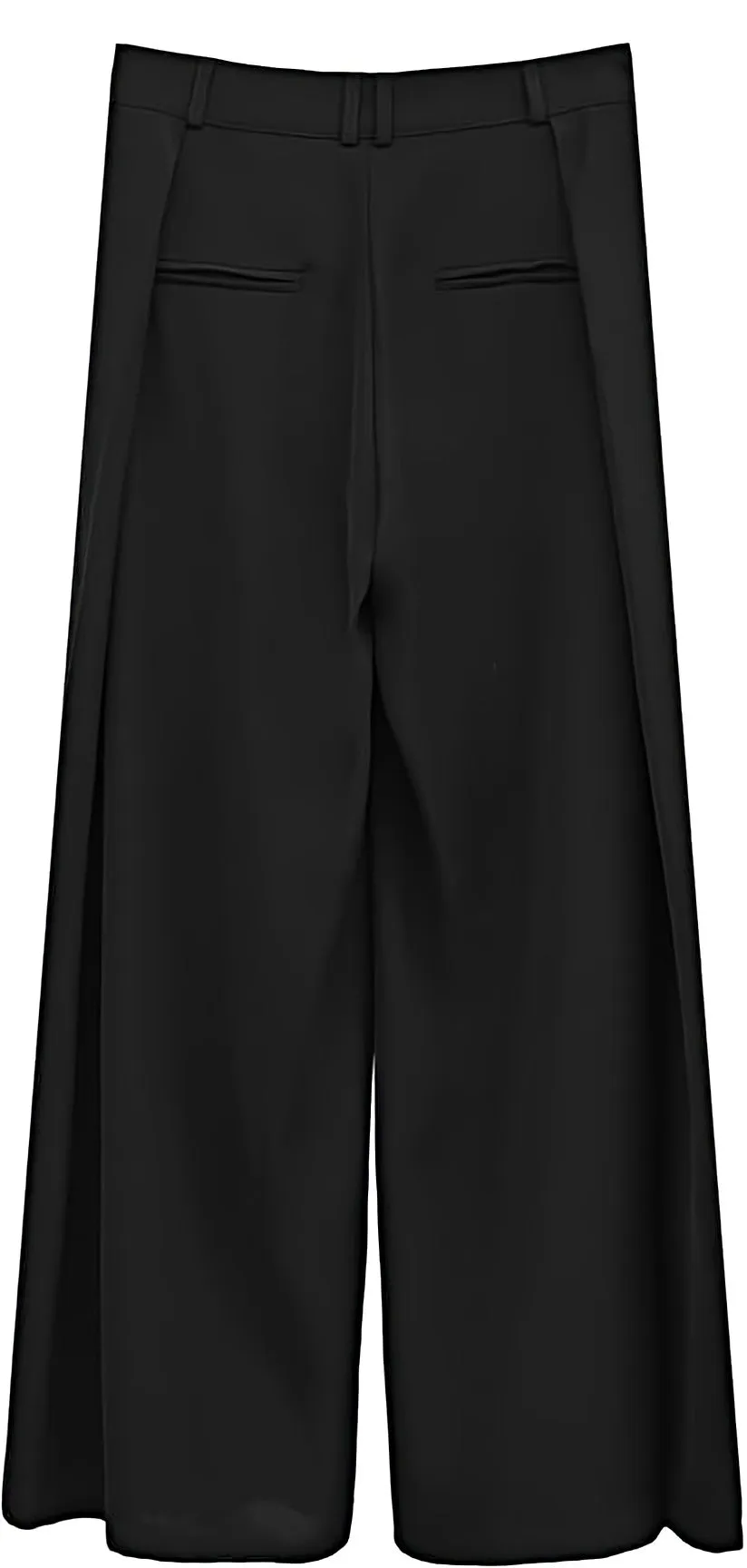 Extra Wide Leg Pleated Trouser Pants