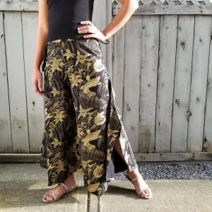 Golden Elite Koi Waves Wide leg Pants