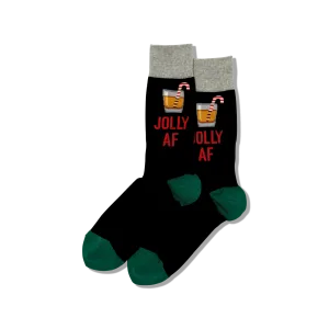 HOTSOX Men's Jolly AF Crew Socks