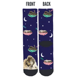 Jill the Squirrel Crew Socks