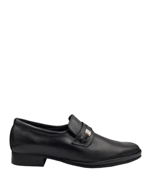 JOHN DRAKE Black Slip On