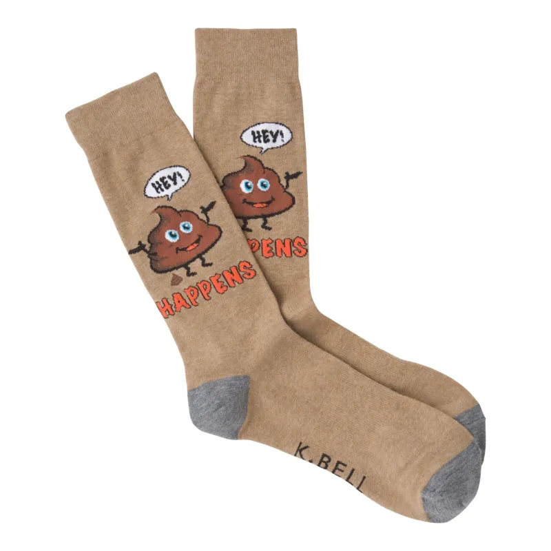 K Bell Mens It Happens Sock