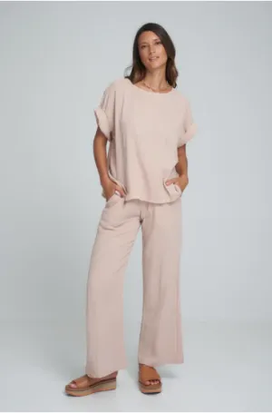 Lilya Bubble Pant - Rose Nectar