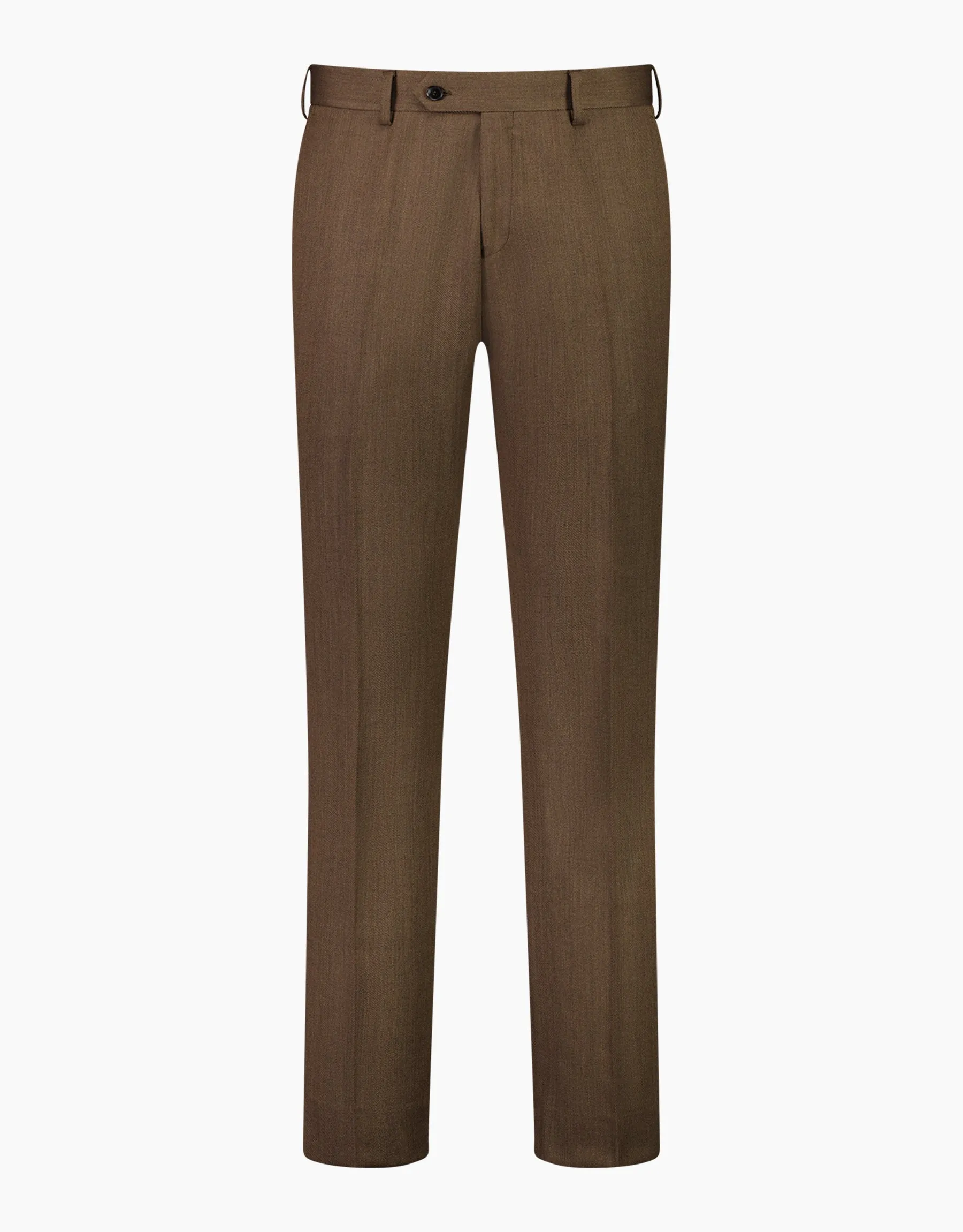 Lotus Camel Wool Stretch Twill Trouser