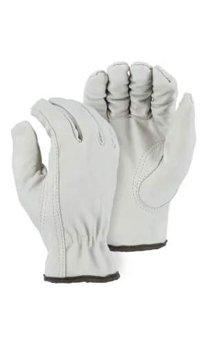 Majestic Gloves 1660 Winter Fleece Lined Goatskin Leather Driving Gloves (Dozen)