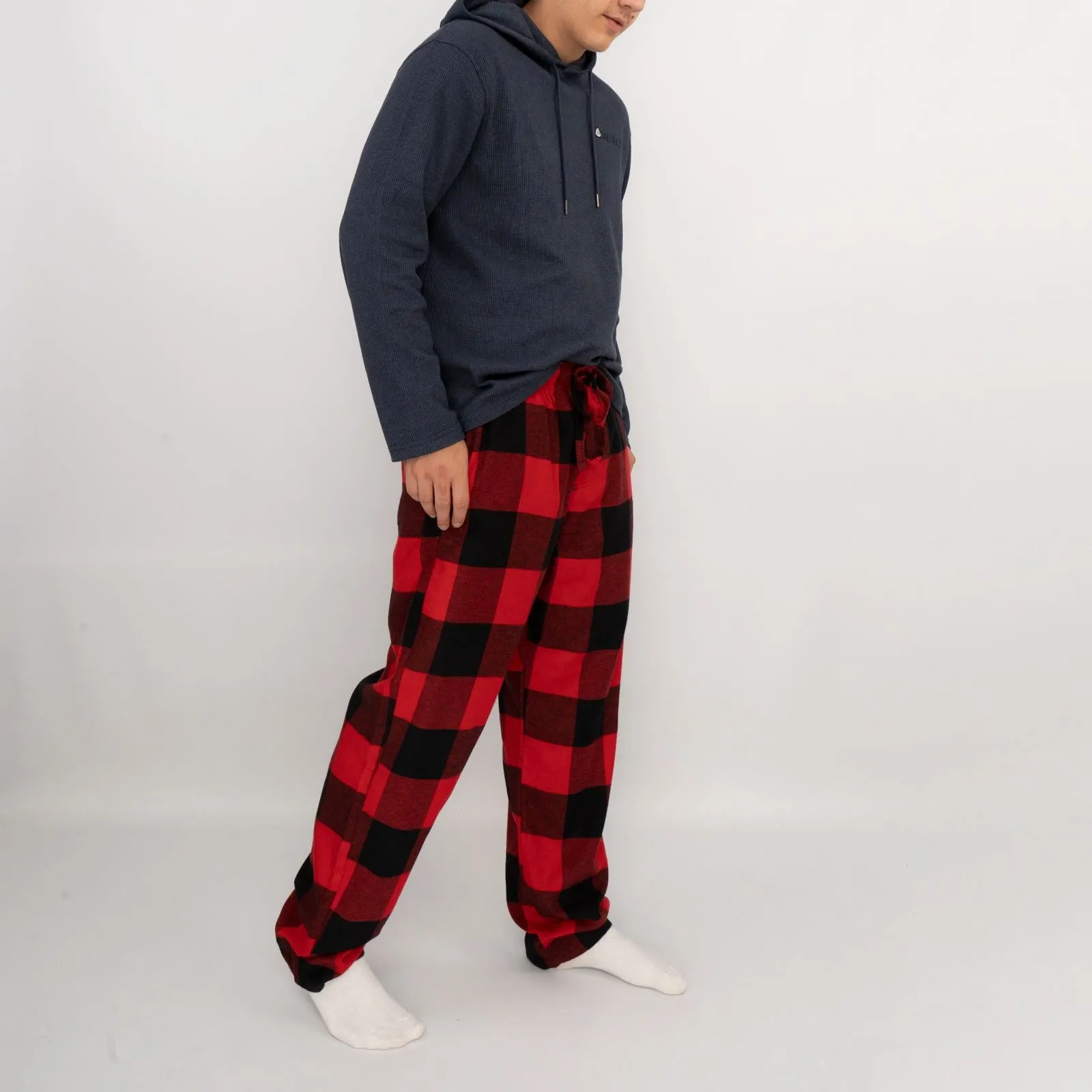 Old Navy Mens Red Plaid Tartan PJ Pants Pyjama Bottoms