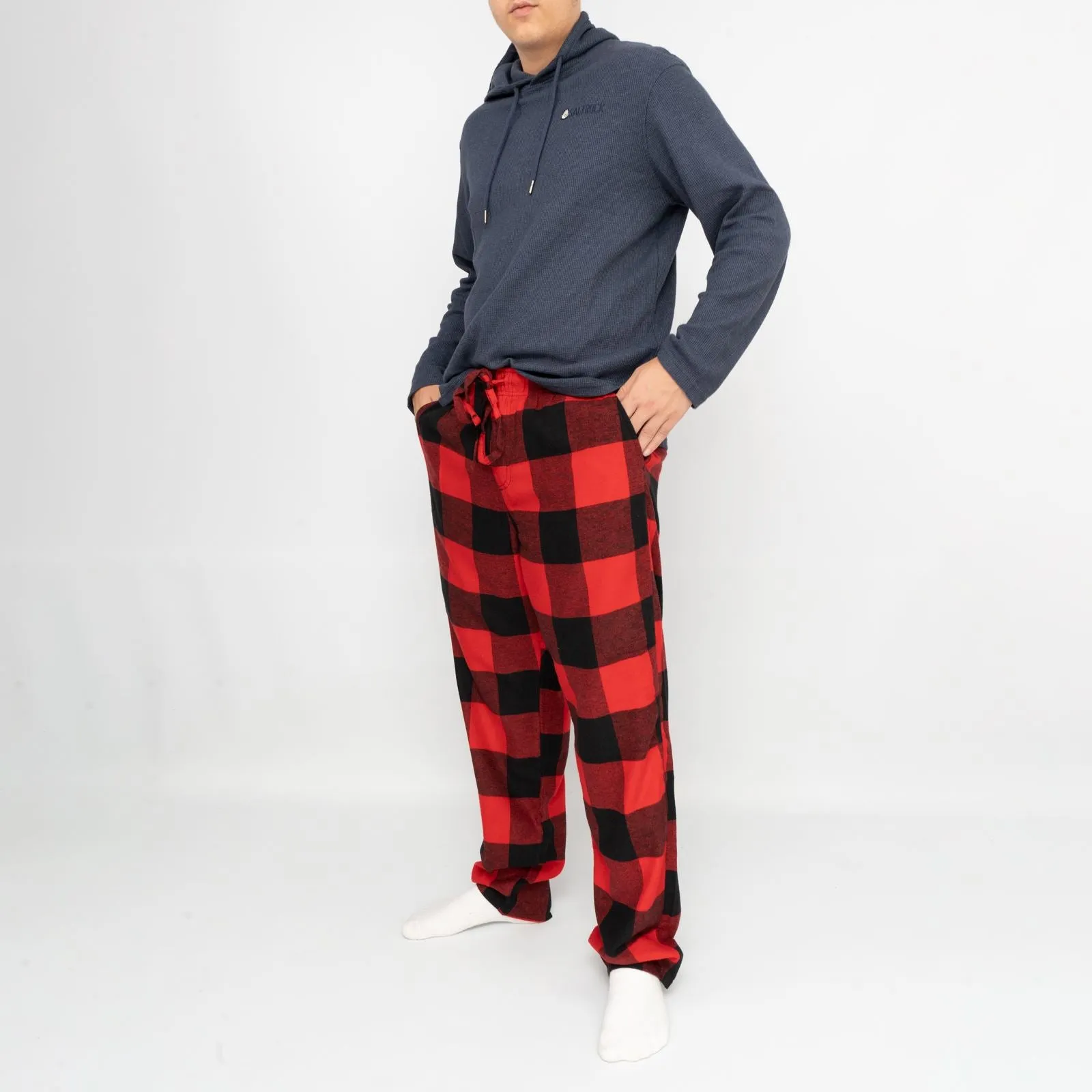 Old Navy Mens Red Plaid Tartan PJ Pants Pyjama Bottoms