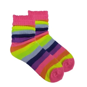 Rainbow Slouch Socks (Adult Medium - Women's Shoe Sizes 5-10)